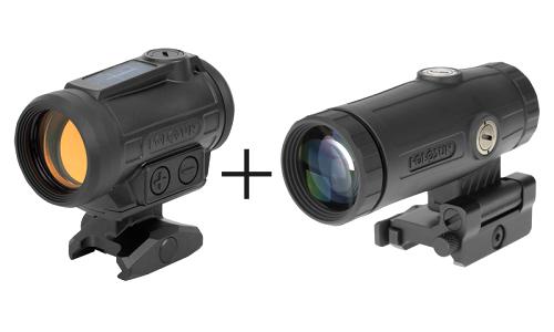 Schießen & Jagd Holosun Pack ARO EVO + Magnifier HM3X – Rotpunktvisier